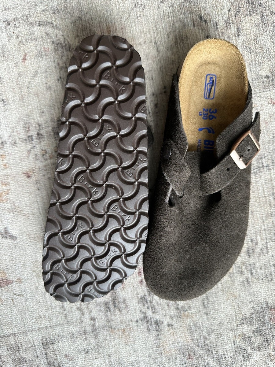BIRKENSTOCK Boston Soft Footbedブラック BIRKENSTOCK BOSTON SOFT FOOTBED SUEDE | CLASSIC COMFORT CLOG
