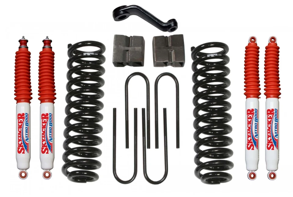 Kit de elevación Skyjacker 174EBK-N 5" con amortiguadores nitro para Ford Bronco 66-1977 4x4 Foto 2 de 2
