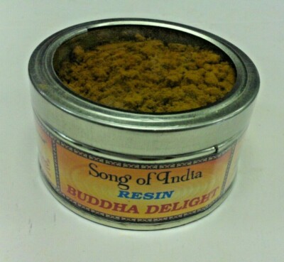 BUDDHA DELIGHT RESIN INCENSE BY SONG OF INDIA 30g WORKS WITH CHARCOAL TABLETS 