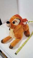 BAMBI 14" Disney Store EXCLUSIVE Patch Plush DEER Large Soft Stuffed Fawn