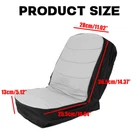 Universal Lawn Mower Tractor Seat Cover Padded Comfort Pad Protector Waterproof