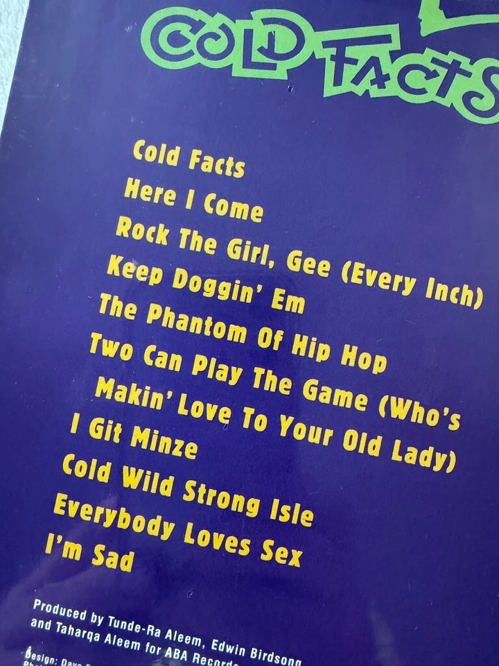 TOO NICE SEALED LONGBOX CD COLD FACTS BIG PROMO HYPE STICKER I GIT MINZE XPLICIT Foto 4 de 4