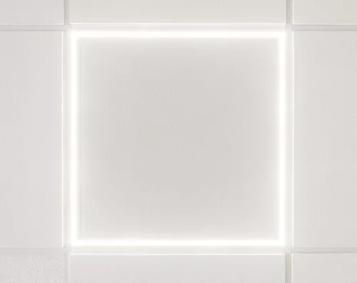 48W Bright LED Panel Frame Border Edge Light Cool White 600 x 600mm Ceiling Lamp - Picture 1 of 27