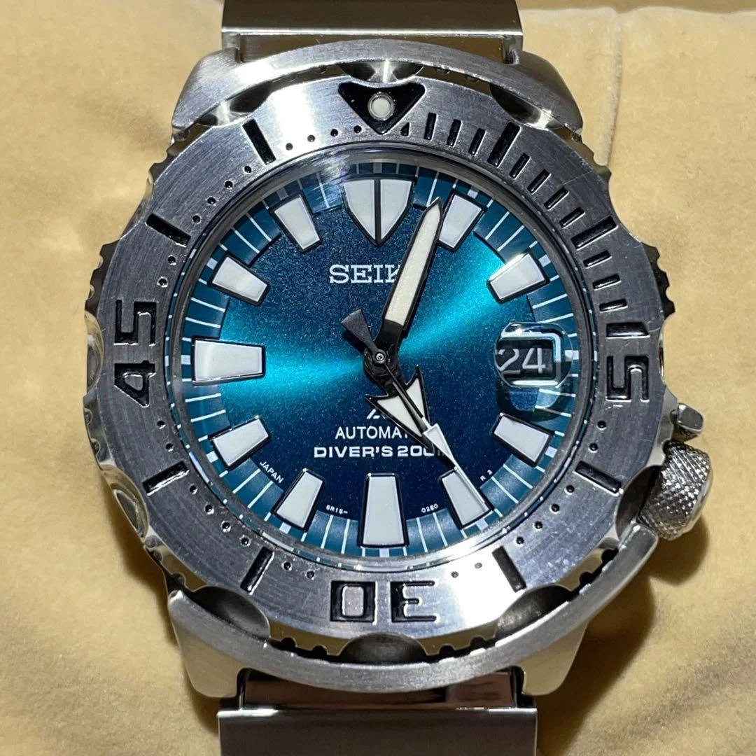 SEIKO PROSPEX SZSC005 DIVER GREEN MONSTER 1082