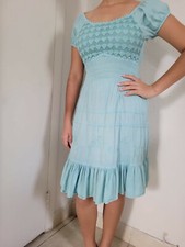 TEAL BLANKET DRESS FOR WOMEN ONE SIZE NEW