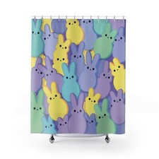 Easter Peeps Shower Curtains - Fun,