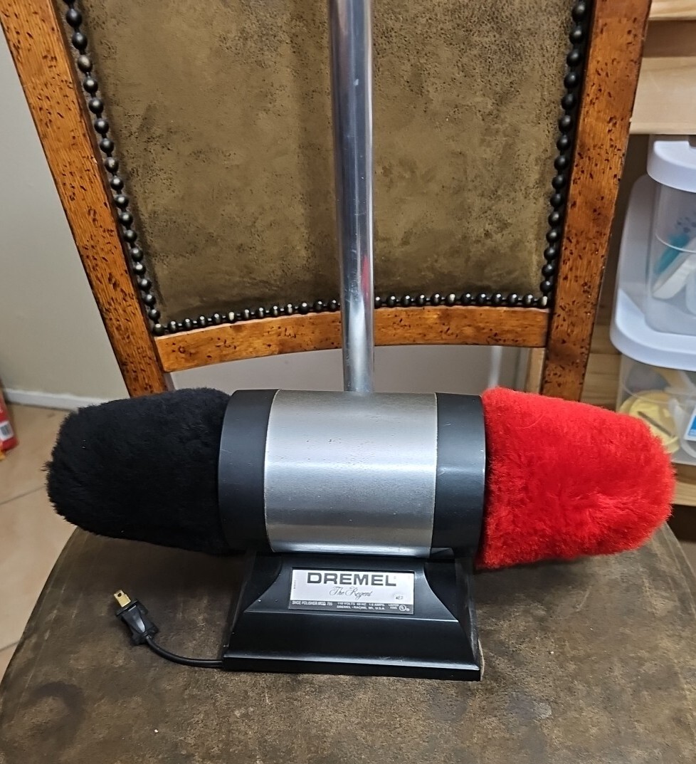 Vintage Dremel Model 796 Electric Shoe Shine Machine Boot Buffer Polisher USA eBay