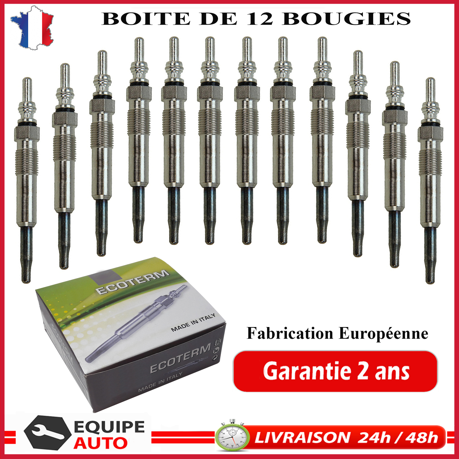 Bougie de préchauffage Master 2 pour corriger le démarrage