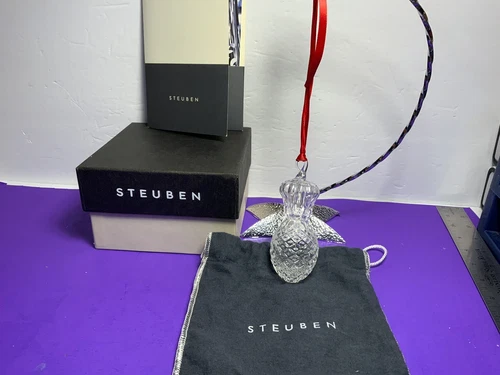 Steuben Glass Pineapple Ornament
