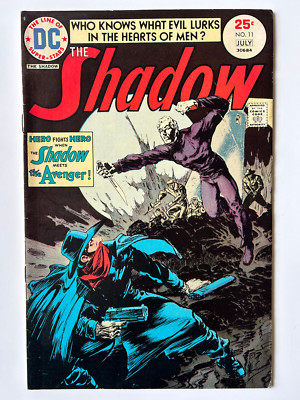 The Shadow #11 FN 1975 DC Comics Western SciFi Horror Bronze Age Lamont Cranston