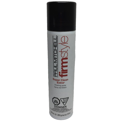 3 x Paul Mitchell Firm Style Super Clean Extra Spray Finishing Hairspray 10 oz