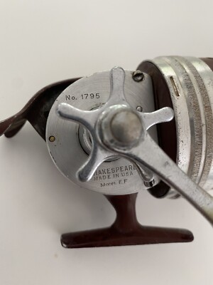 Moulinet De Pêche Manuel Shakespeare Wondercast Dual Drag Modèle 1795 Vintage US