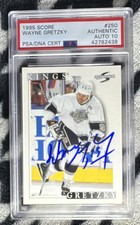 1995 Score Wayne Gretzky #250 Los Angeles Kings Auto PSA Ice Hockey 42782438