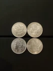 4 Morgan Silver Dollars  1883-O, 1887-S, 1889, 1884-O