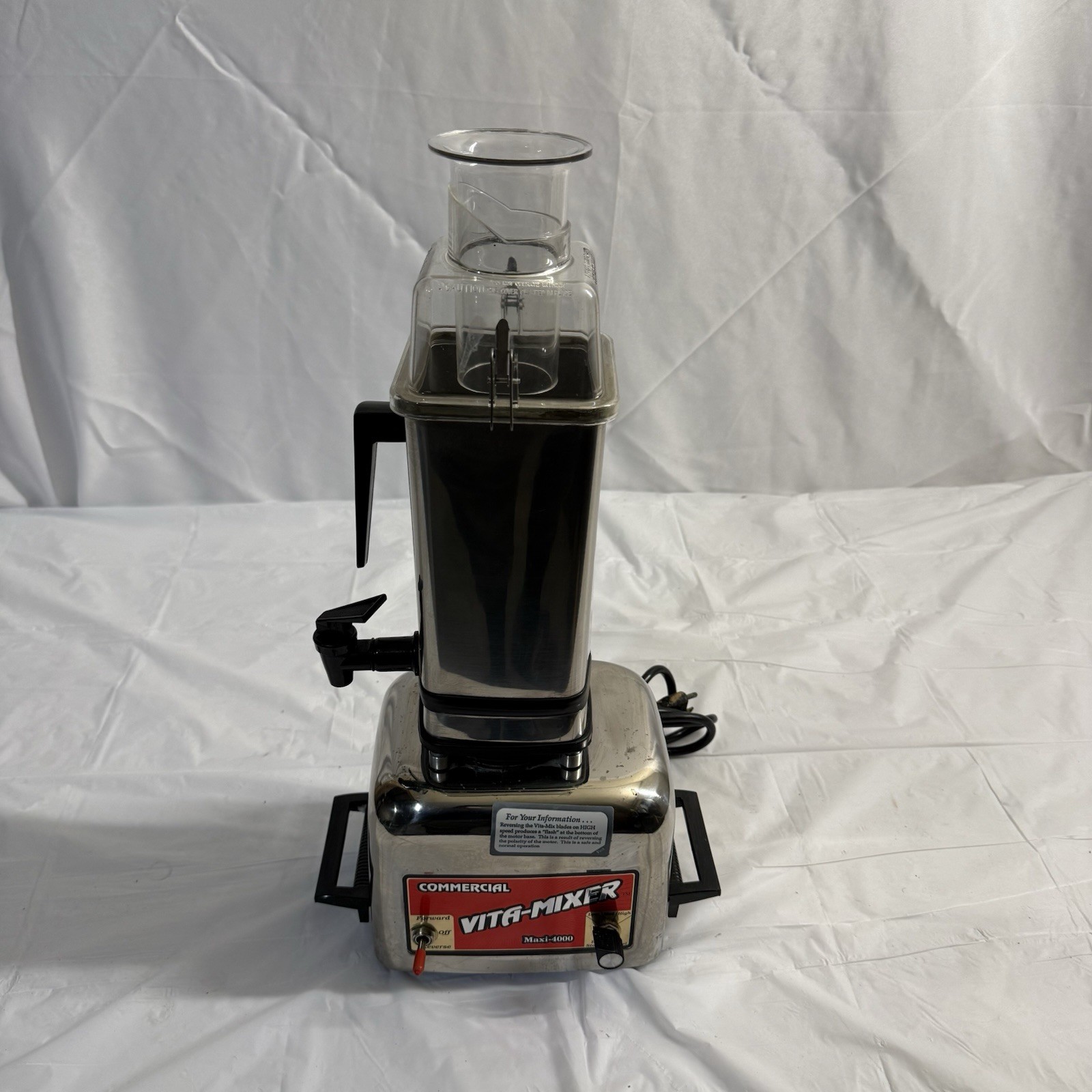 E1 Vita‑Mix Maxi‑4000 Stainless Commercial Blender Proce