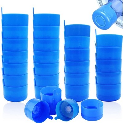 30 Pack Non Spill Water Bottle Caps for 3 and 5 Gallon Water Jugs