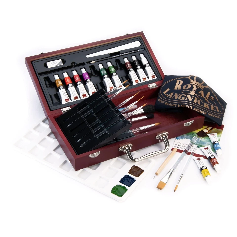 Royal and Langnickel Watercolour Wooden Box Set - image 2 of 3