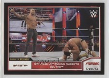 2014 Topps WWE Road to Wrestlemania Bronze Batista #70 1md