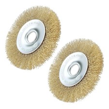 2x Metal Wire Wheel Brush for Ryobi Patio Cleaner RAC814 RY18PCA OPC1800 100mm