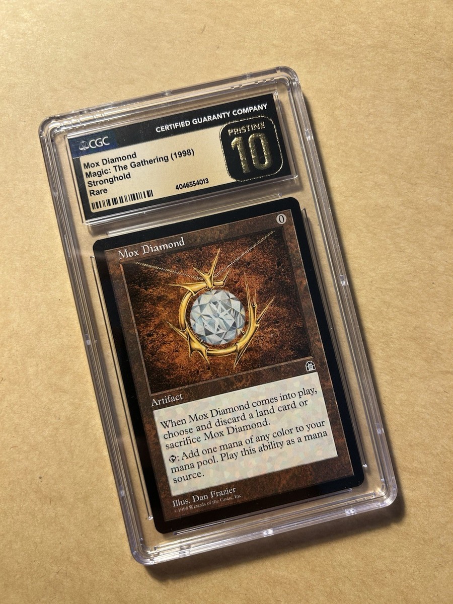 Magic The Gathering Mox Diamond Stronghold Regular CGC Pristine 10