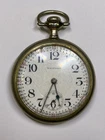 Antique Waltham 17 Jewels Silverode Pocket Watch, Doesn't Run (39-#41)