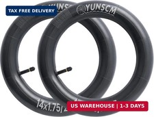 YUNSCM 14" Bike Tubes 14x1.75/1.95/2.125 AV32 Schrader Valve 47/57-254 Bicycle I