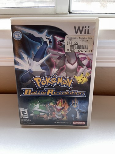 CIB Pokemon Battle Revolution Game for Nintendo Wii 2007 Complete