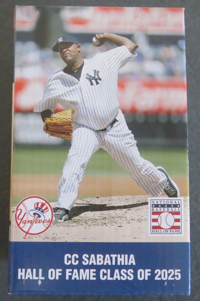 New York Yankees CC Sabathia Hall Of Fame Replica Plaque SGA NIB