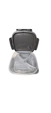 New! Lock & Lock Set 4 Square Plastic Divided Lunch Containers w/Vents