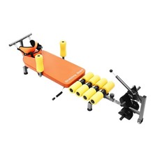 Lumbar Decompression Table with Cervical Traction, Back Decompression Stretch...
