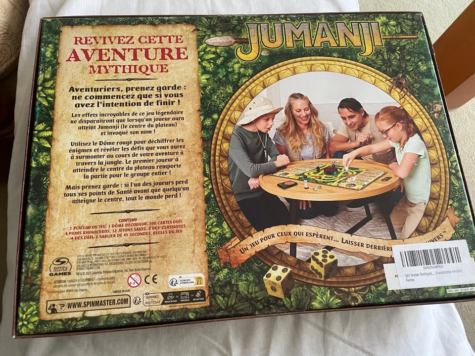 Jumanji Board Game. French Version. New - Image 2 of 4