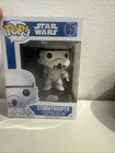 Funko POP Star Wars Stormtrooper 05 Blue Box LARGE FONT, Minor Box Wear