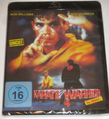 WMM - Karate Warrior 4 - Blu-ray/NEU/OVP/Action/Ron Williams/David Warbeck