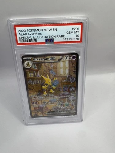 PSA 10 Alakazam ex 201/165 Scarlet & Violet 151 Pokemon English 2023 SIR