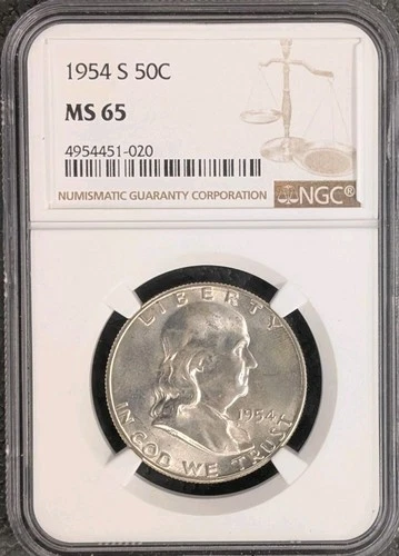 1956 Proof Franklin Silver Half Dollar Type 2 NGC PF69 FREE SHIPPING