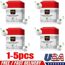 1-5X 500mg Daily Plus PearlSkin White Tomato | 6 in 1 Skin Perfection Supplement