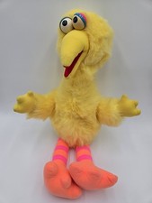 Vintage 1986 Sesame Street Pull String Talking Big Bird Plush 22" Playskool