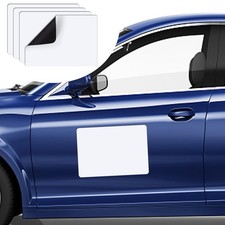 4 Pcs 17x12 Inch Car Door Magnets Signs Flexible Magnetic Bumper Stickers