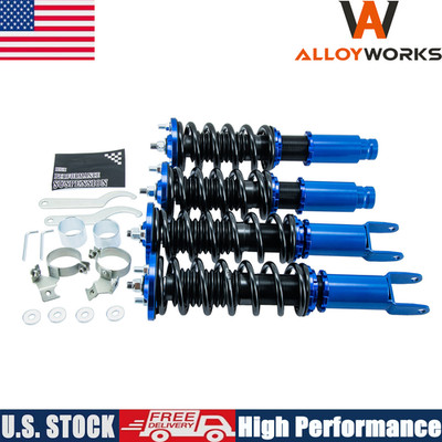 24 Level Damper Coilover Fit 1988-2001 Honda Civic EJ EM EK Integra Suspension.
