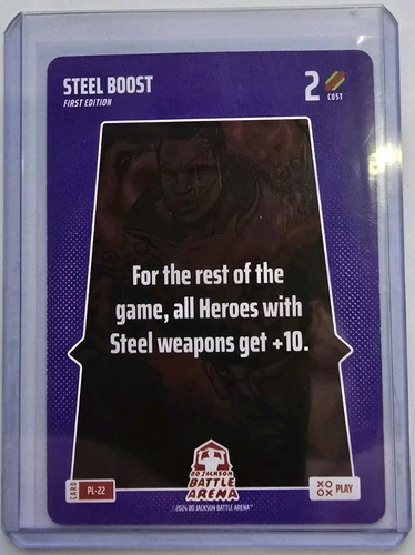 2024 Bo Jackson Battle Arena Steel Boost Play Card PL-22