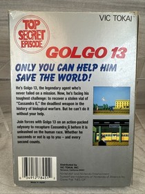 Golgo 13: Top Secret Episode Nintendo Entertainment System NES Complete CIB EUC