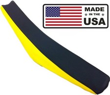 SUZUKI RM450Z 2018-2023 / RM250Z 2019-2023 YELLOW BLACK GRIPPER SEAT COVER