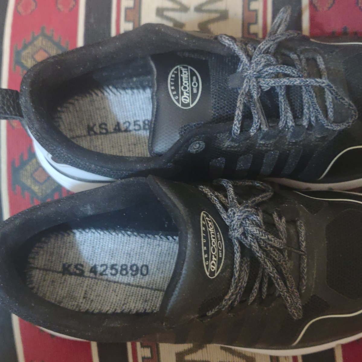 Dr. Comfort DJO Diabetic Athletic Sneaker Mesh Upper Rubber Outsole Lace-Up View 6
