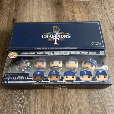 Funko Pop MLB Texas Rangers 2023 World Series Champions Fanatics