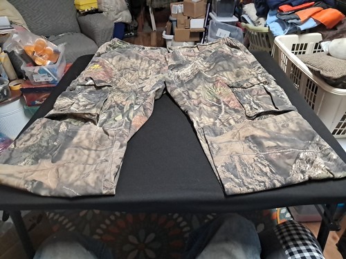 Mossy Oak Cabelas Big Men's Camo Cargo Hunting Trousers (Size