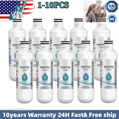 1-10PACK For LG LT1000P Fridge Replacement Refrigerator Water Filter ADQ747935
