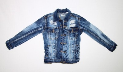 Evolution By Design ALWAYS LOYAL Unisex Kids Blue Denim Jacket Size L (6)