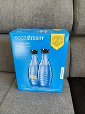SODASTREAM Glaskaraffe 0,7L, 2er-Pack Wasserflasche Crystal, Neu, Ovp