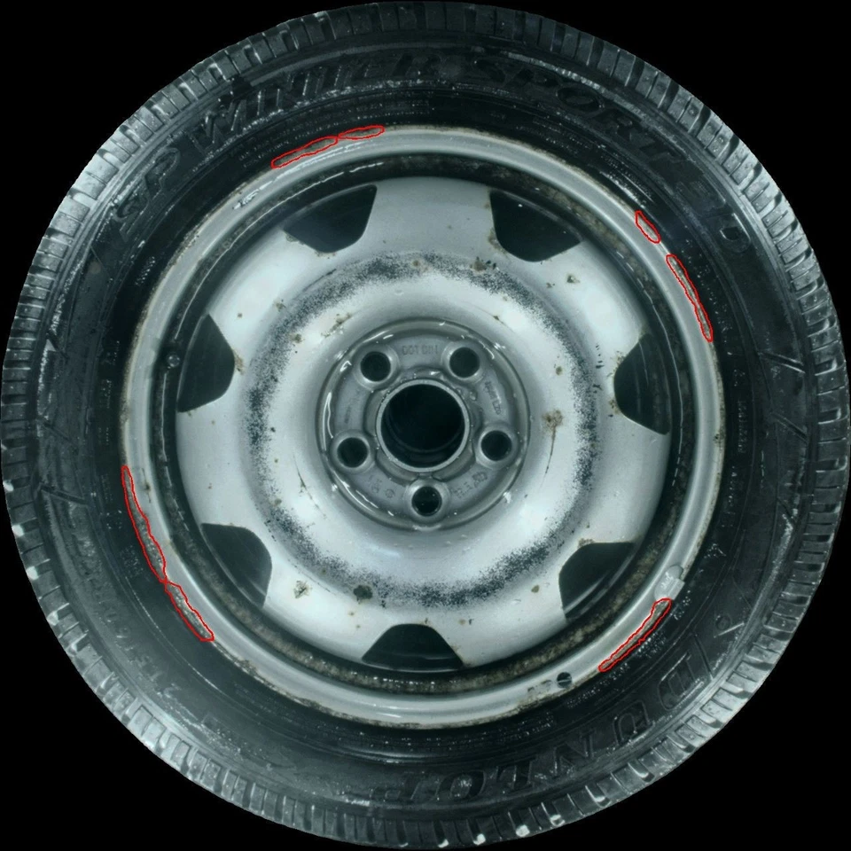 215/60 R17 Winterreifen VW T5/T6 MULTIVAN 17 Zoll Stahlfelgen Komplettsatz 6-7mm - Bild 3 von 4