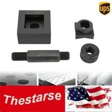 45mm × 45mm Manual Square Hydraulic Hole Punch Knockout Punching Die 2-Head Bolt